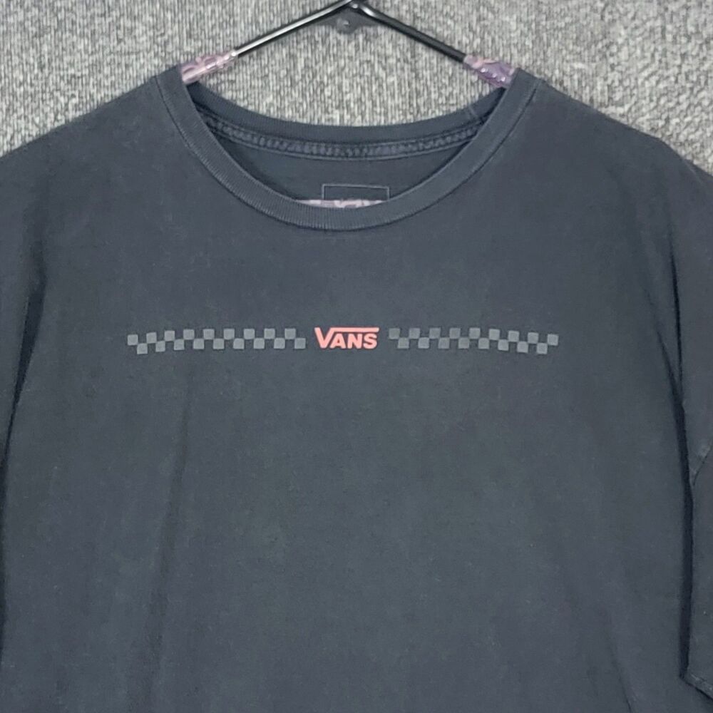 Vans T-Shirt Mens XL - 2XL Black Short Sleeve Off The Wall Skateboarding Tee - Picture 4 of 10
